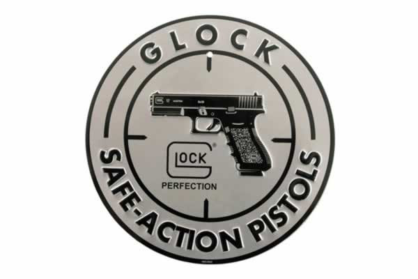 Glock Pistol - Tin Sign