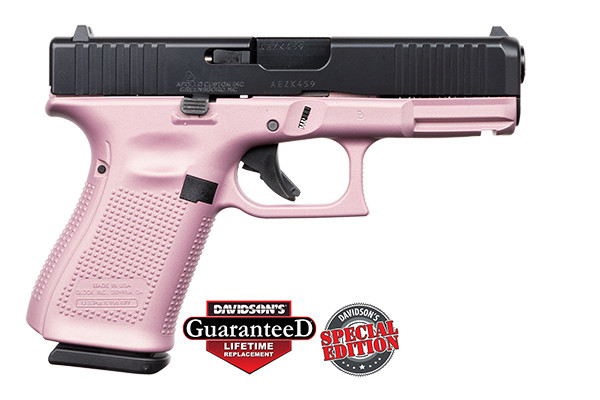 Glock Pistol - Apollo Customs - 19 Gen 5 - 9mm - 15rd - Pink|Black - ACG-57023
