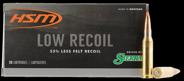 Hsm Ammo 7mm-08 Rem 140gr. Sbt - Low Recoil 20-pack