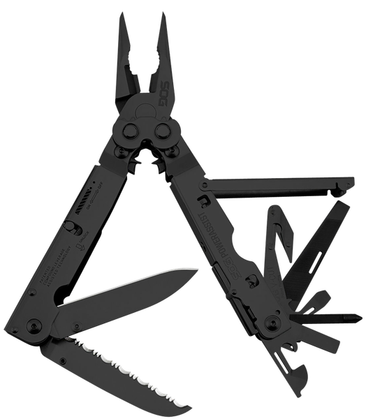 Sog Multi-tool Power Assist - Black Oxide W/sheath