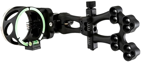 Truglo Bow Sight Veros 5-pin - Ddp .019/.010dia Black W/light
