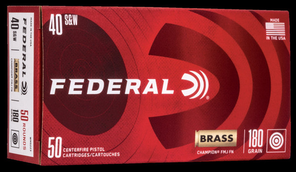Federal Champion, Fed Wm5223 Champ 40        180 FMJ         50/20
