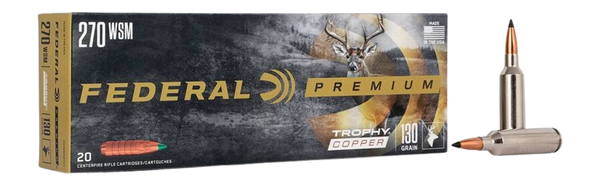 Federal Premium, Fed P270wsmtc1     270WSM  130 Tc           20/10