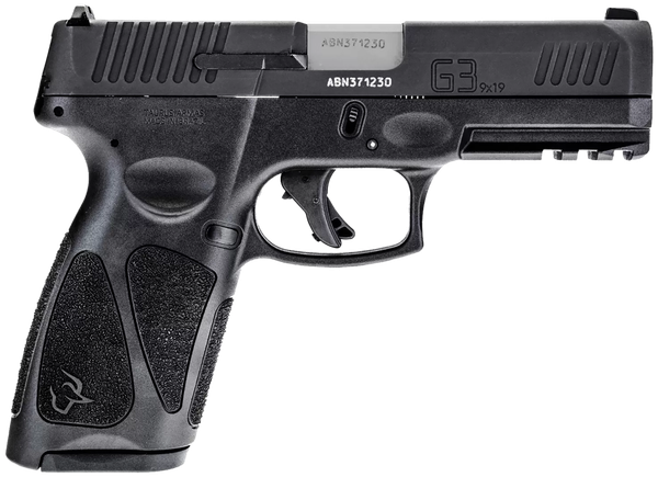 Taurus G3 9mm 17-shot 3-dot - Adj. Matte Black Polymer