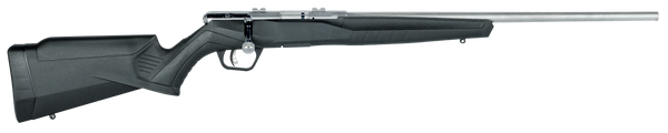 Savage B17fvss .17HMR 21" S/s - Heavy BBL Acu-tgr Black Syn