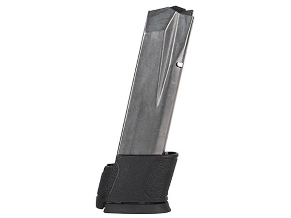 This is a 14 round extended factory magazine with a black sleeve for the Smith & Wesson M+P 45ACP.