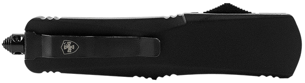 Templar Knife Black Rubber, Temp Lbr331  Large Black Rubber  Drop Point 440c