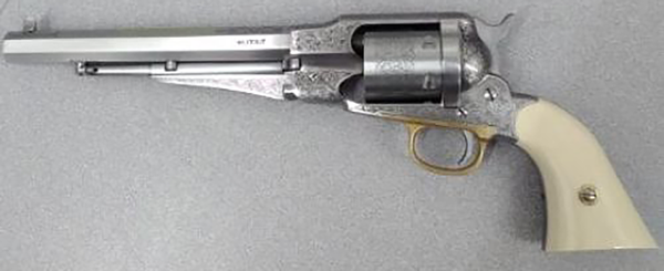 Taylors And Company 1858, Tay 1000wlg47 1858 Rem Conversion Engravd 45lc 8in