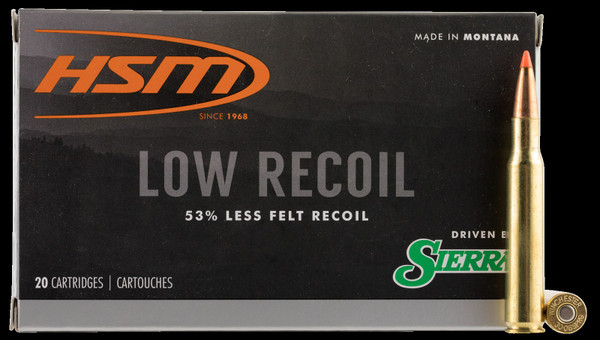 Hsm Ammo .30-06 150gr. Low - Recoil Sp-bt 20-pack