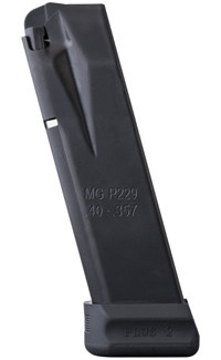 This is a Sig Sauer magazine for the p229 40 S&W, 14 round capacity, made by MEC-GAR.