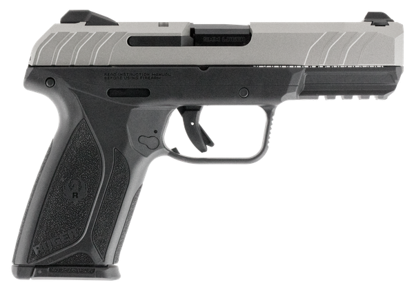 Ruger Security-9, Rug 3822  Security9 9mm 4in Slv Cera       15r BLK