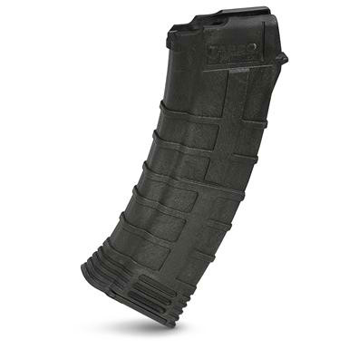 This is a AK-74 magazine 5.45x39mm, 30 round capacity, made by Tapco.