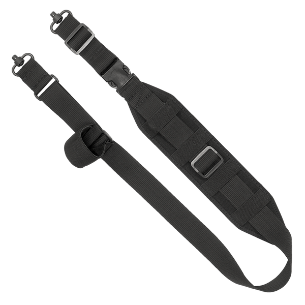 Grovtec Qs Heavy Gunner Padded - Sling 1.5" Webb 3" Pad Black