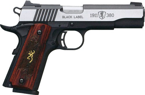Bg Black Label Medallion Pro - 1911 .380acp 4.25"night Sights