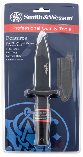 Sw Knives Smith & Wesson, Swk Swhrt9bcp   Double Edged Boot Knife 9in