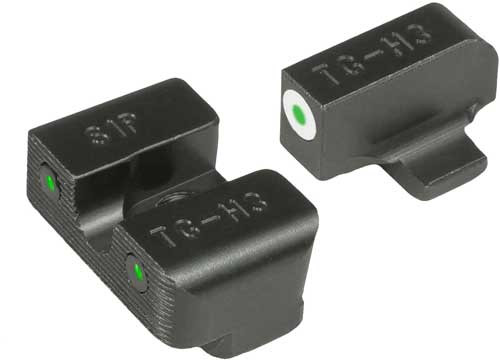 Truglo Sight Set Sig 6/8 - Tritium Pro White W/ U-notch