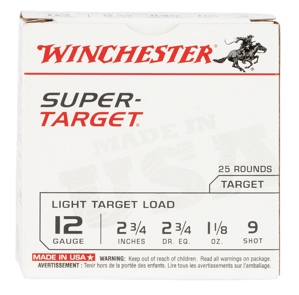 Winchester Ammo Super Target, Win Trgt129    Sup Tgt      11/8     25/10