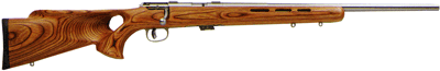 Savage Mark Ii-btvs .22LR 21" - Hb Accu Trig Ss/brn Lam T-hole