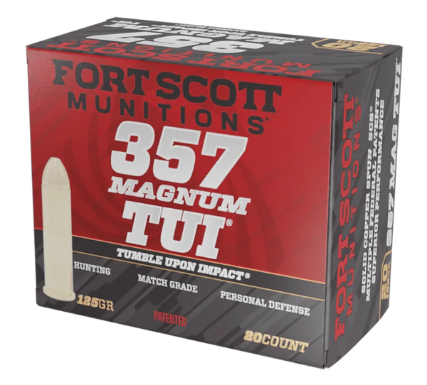 Fort Scott Munitions Tui, Fsm 357mag-125-scv   357mag 125gr Tui        20/25