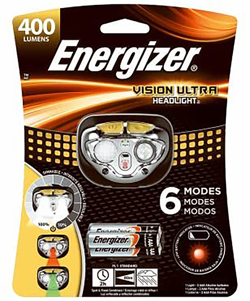 Energizer Vision Ultra Hd - Headlamp 450 Lumens W/aaa Batt