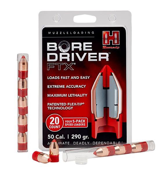 Hornady .50cal Bore Driver - 3499 290gr. Ftx 20-count