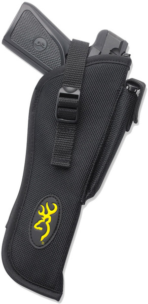 Bg Belt Holster W/mag Pouch - Buck Mark Pistol RH Black