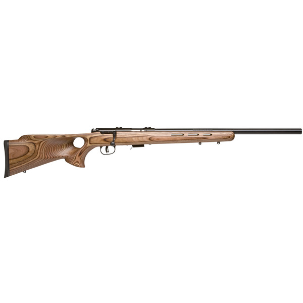 Savage 93r17-btv .17HMR 21"hb - Accu Tgr Blued/brn Lam T-hole