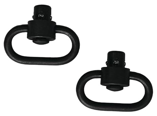 Grovtec Hd Push Button Swivels - Black 1 1/4" 2-pack