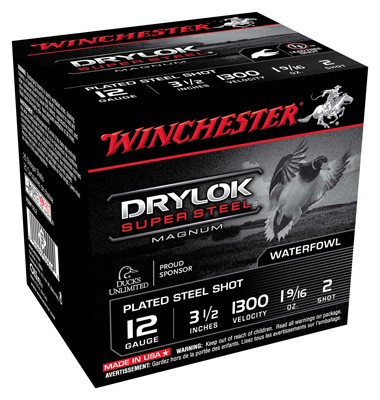 Win Ammo Super-x Steel 12ga. - 3.5" 1300fps. 1-9/16oz. #2 25p