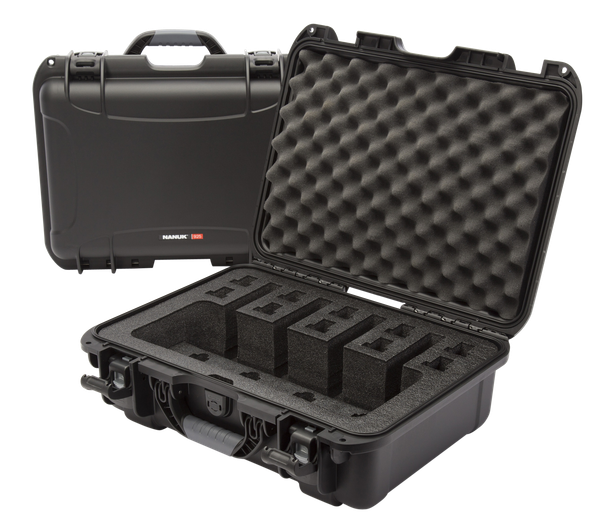 Nanuk (plasticase Inc) 925, Nanuk 9254up1   Nanuk Case W/foam 4up Black