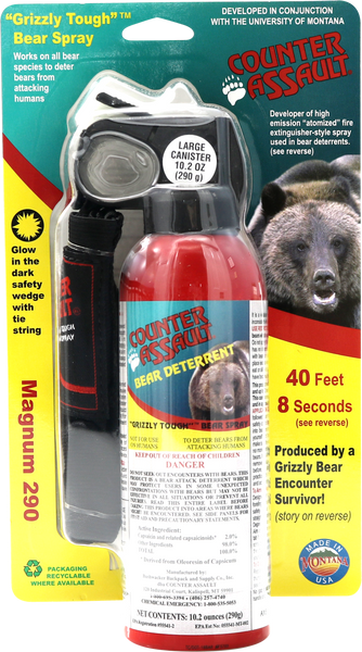 Counter Assault Bear Spray, Amk 15067035 Counter Assault Bear Spray 10.2 W/hol