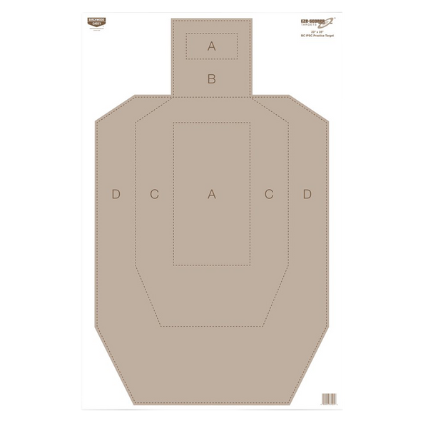 Birchwood Casey Eze-scorer, Bir 37025 Eze-scorer 23x35 Ipsc Practice     100pk