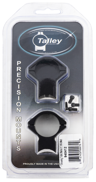 Talley Scope Ring Set, Tal 940412    1" Browning T-bolt (med)