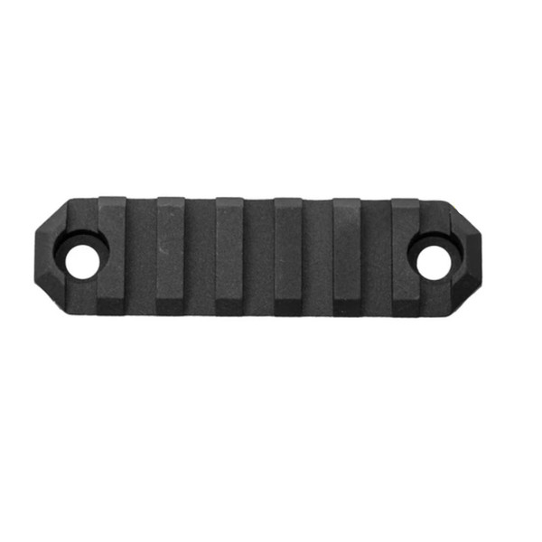Grovtec Rail Section M-lok - 3" 7 Slot Aluminum Black