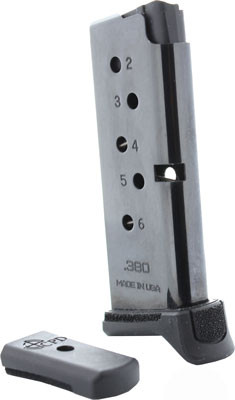 Cpd Magazine Ruger Lcp - .380ACP 6rd Gloss Black