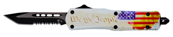 Templar Knife We The People, Temp Swtp531  Small We The People Tanto Serr Blk