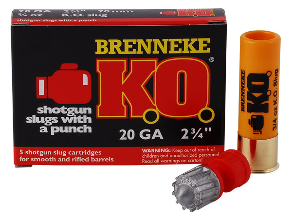 Brenneke K.o., Br Sl202ko    K.o.       20  23/4    3/4oz    5/50