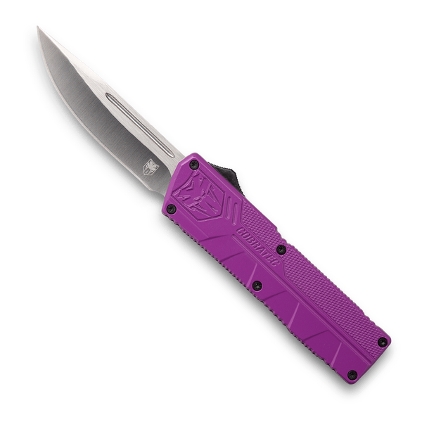 Cobratec Lightweight Otf - Purple 3.25" Drop Point