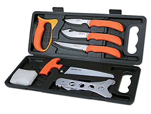 Outdoor Edge Wild Pak 8 Piece - Game Processing Kit W/hard Box