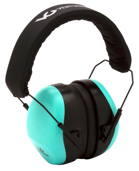 Pyramex Venture Gear, Pyra Vgpm8063c   Earmuffs Teal     Nrr26 Clam Pack