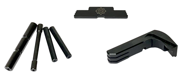 Cross Armory 3 Piece Upgrade Kit, Cross Crp800kbk 3-pc (gen 1-3 P80) Upgrade Kit Blk