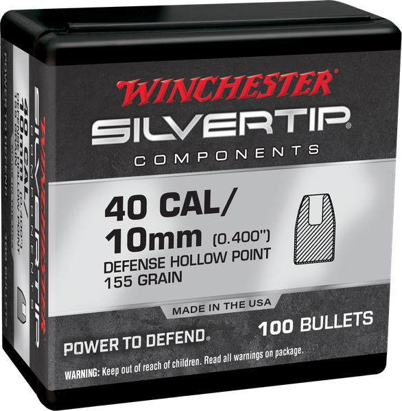 Winchester Ammo Centerfire Handgun, Win Wb40st155x Bul 40    155 Sthp        100/10