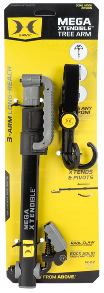 Hawk Bow/xbow Hanger Mega - Xtendible Tree Arm W/claw Hook