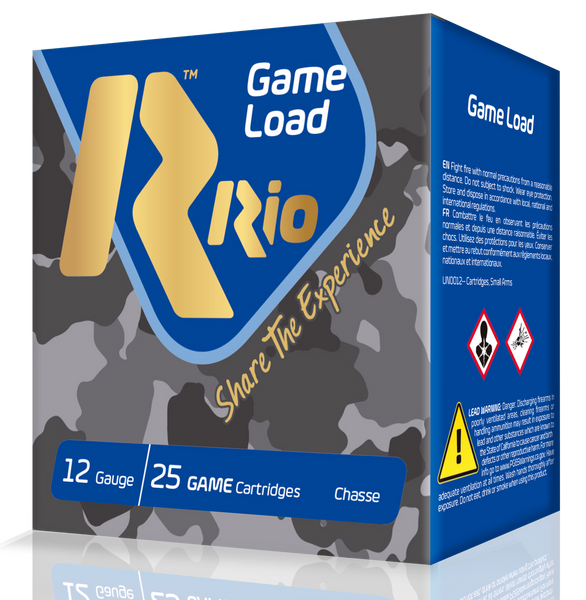 Rio Ammunition Game Load, Rio Sg3275     12 2.75     11/8   Supgame Hv 25/10