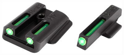 Truglo Sight Set Ruger Lc9/380 - Tritium/fiber Optic Green