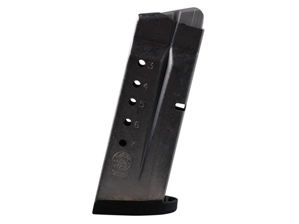 This is a factory Smith & Wesson magazine for the M&P Shield 9mm, 7 round capacity.