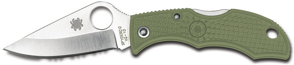 Spyderco Lady Bug, Spy Lfgp3      Ladybug Foliage Green  Pln