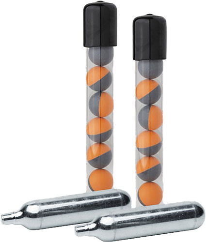 Sabre Pepper Ball Projectiles - 14 Live/2 Co2 Cartridges