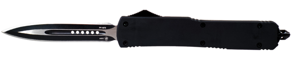 Templar Knife Black Rubber, Temp Mbr131  Slim  Black Rubber  Dagger 440c Black