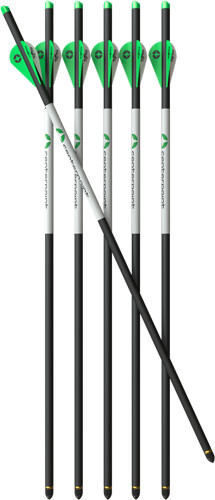 Centerpoint Xbow Arrow 20" - Carbon 400gr Half-moon 6pk